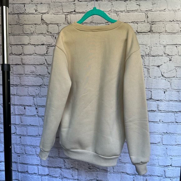 Tween Girl Halloween Cute Ghost Printed Sweatshirt - Picture 5 of 7